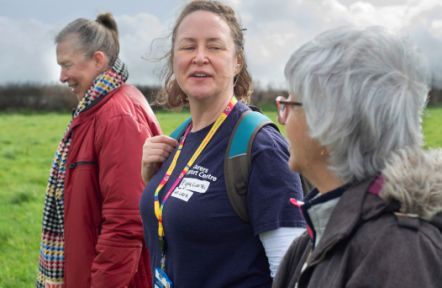 Carers Support staff lead a Walk and Talk